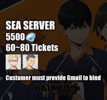 5500 + 70 + Tsukishima + Tanaka