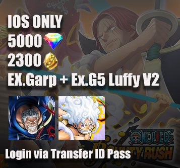 5000RD + 2300GF + Ex.Garp + Ex.G5 Luffy V2