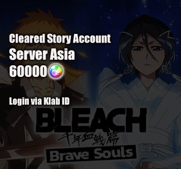 60000 orbs Cleared Story Account (Limited)