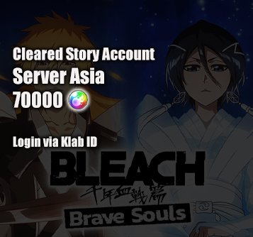 70000 orbs Cleared Story Account (Limited)