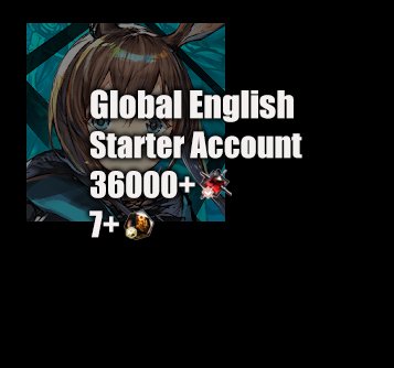 36000+7 Starter Account