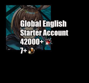 42000+7 Starter Account (sold out)